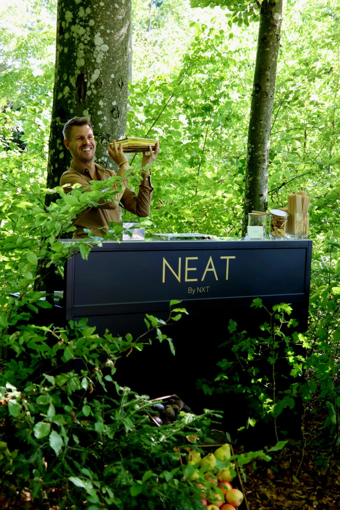 NEAT mobile bar in the forest