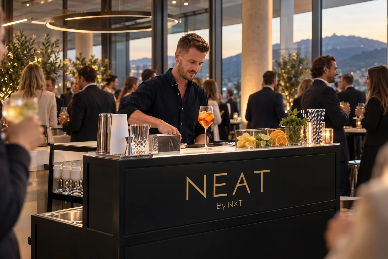 NEAT Event Bar an einem Corporate Event
